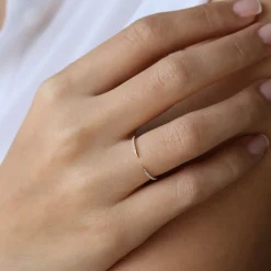 14k Pave Diamond Open Cuff Claw Diamond Ring