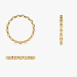 14k Petite Mini Pyramid Ring