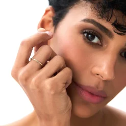 14k Plain Gold Minimalist Marquise Shape Ring