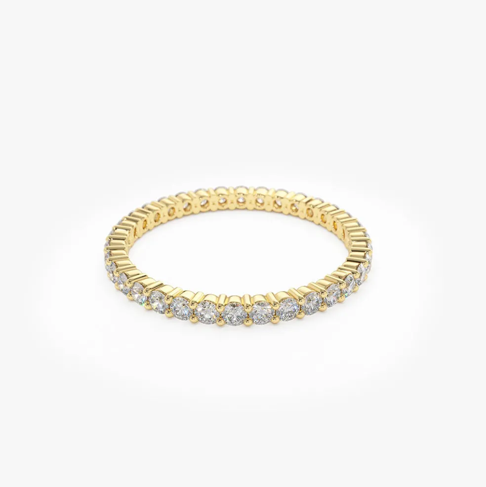 14k Prong Setting Diamond Eternity Ring