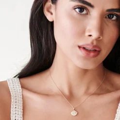 14k Shell Charm Necklace