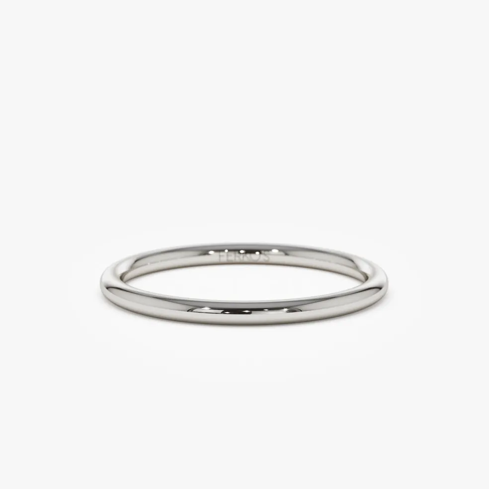 14K Solid Gold 1.5 MM Wedding Band