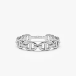 14k Solid Gold Mariner Chain Ring