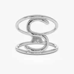 14K Solid Gold Personalized Initial Ring