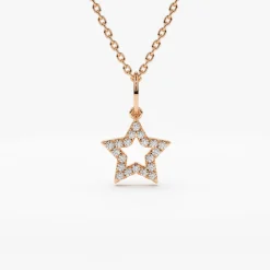 14k Super Star Diamond Layering Necklace