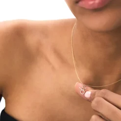 14K Taurus Zodiac Charm Necklace