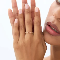14K Twisted Unique Rope Band