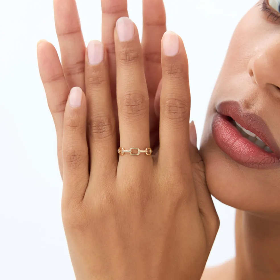 14K Twisted Unique Rope Band