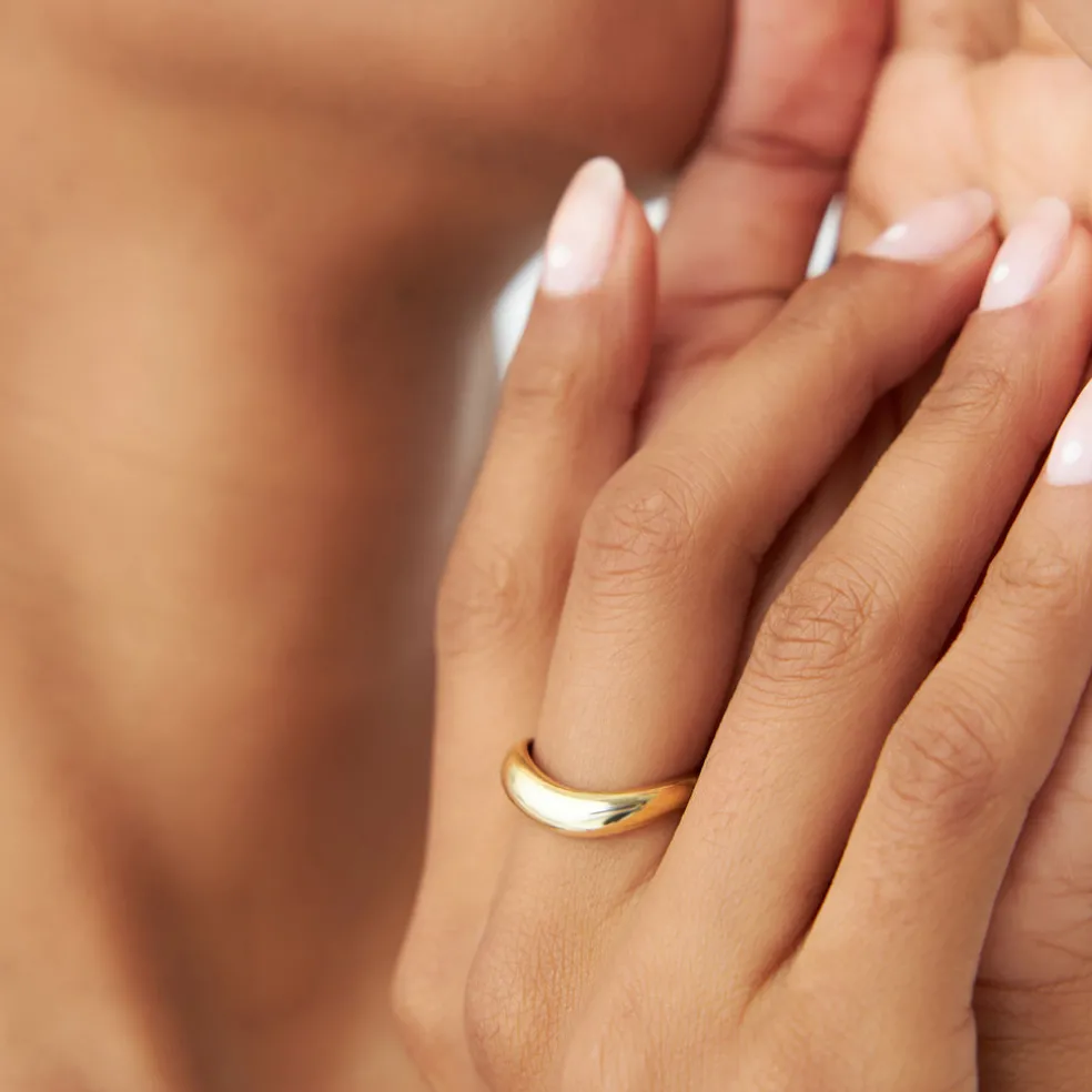 14k Unique Amorphic Shaped Figure Ring
