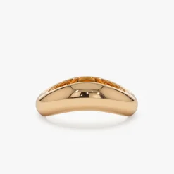 14k Unique Amorphic Shaped Figure Ring