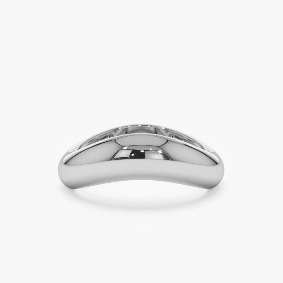 14k Unique Amorphic Shaped Figure Ring