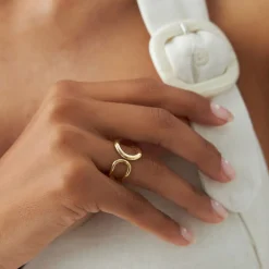14k Unique Design Bold Gold Ring