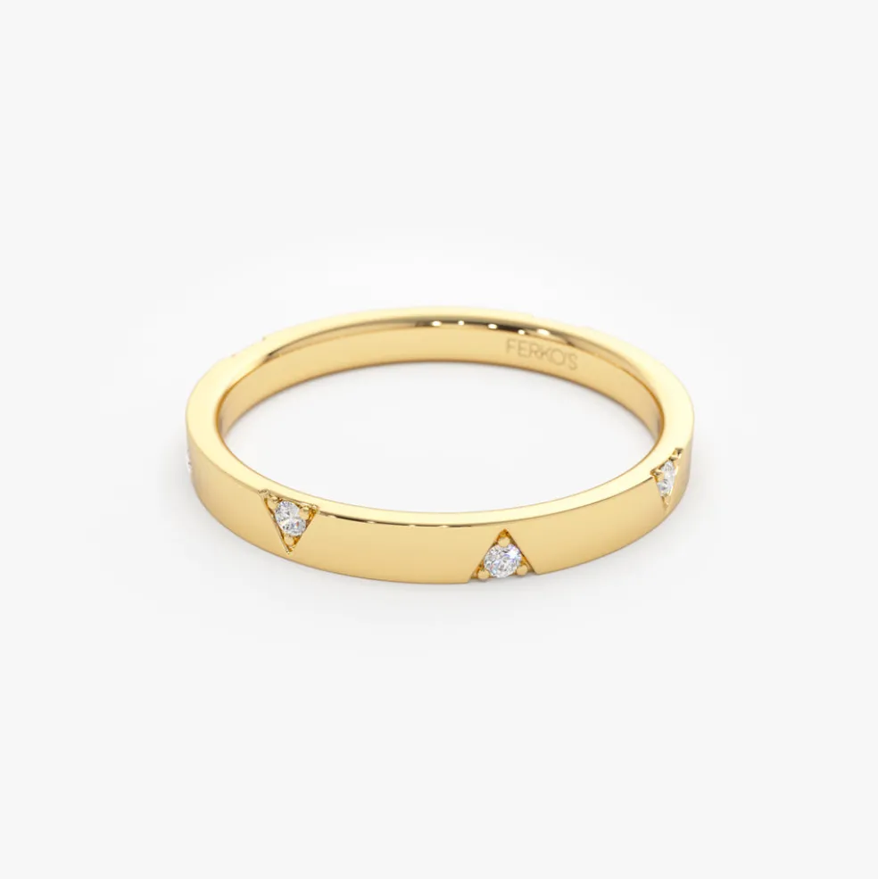 14k Unique Diamond Full Eternity Ring