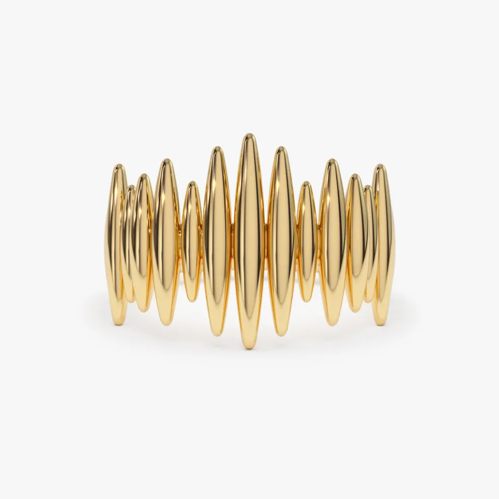 14k Unique Statement Gold Ring