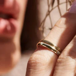 Star Setting Full Eternity Diamond Ring in 14k